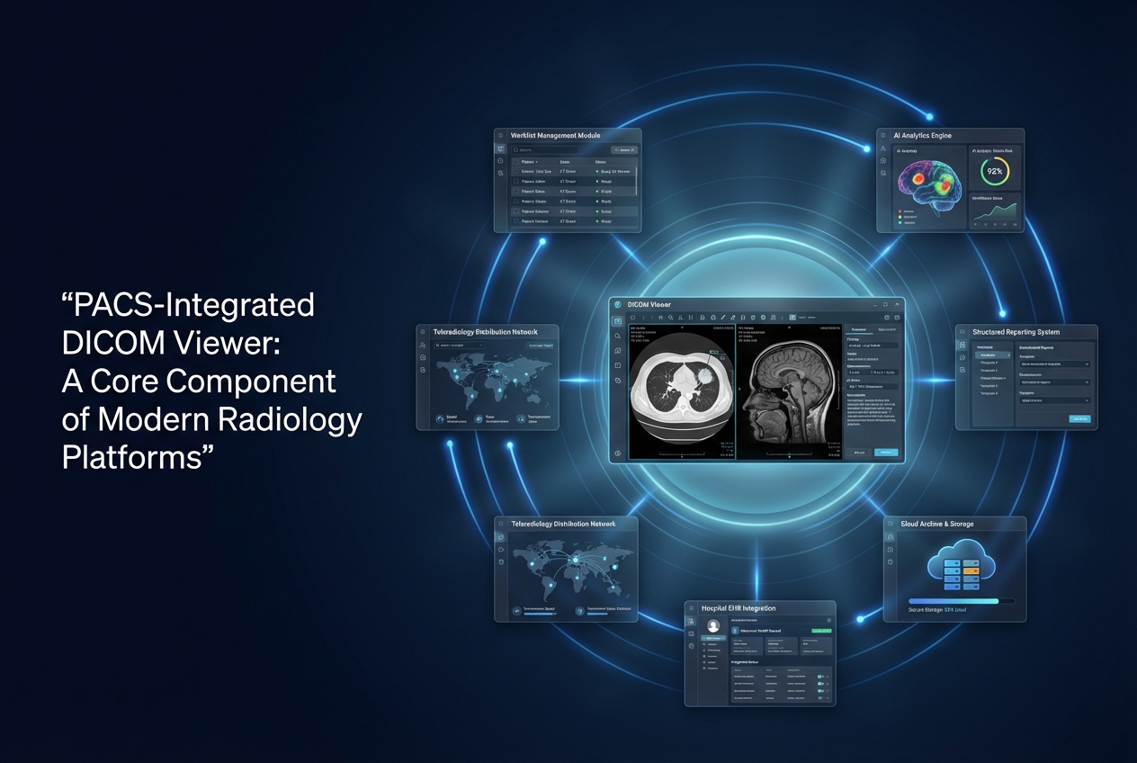 PACS-Integrated DICOM Viewer: A Core Component of Modern Radiology Platforms